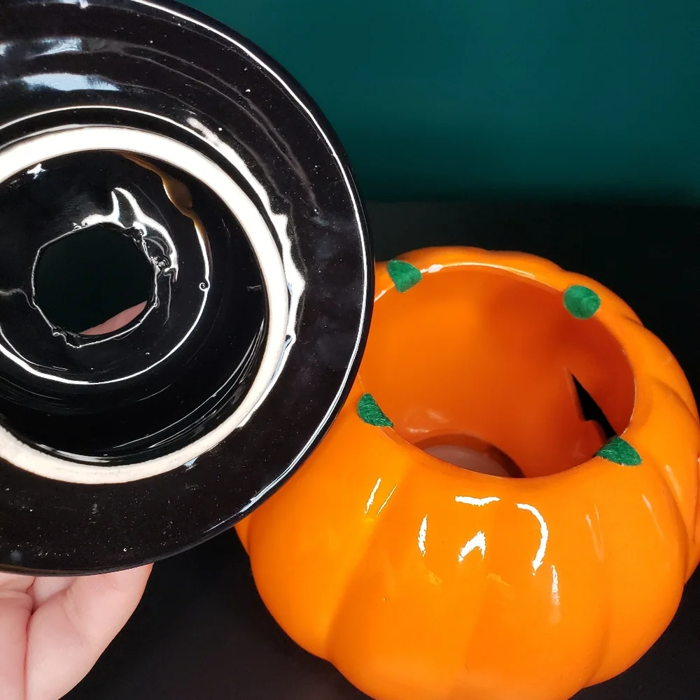 Pumpkin Candle Lantern Halloween Vintage